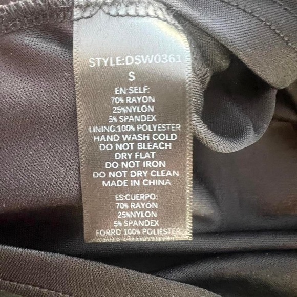 Y2K Styled Whimsigoth Black Pleated Mini Skort - Picture 7 of 7